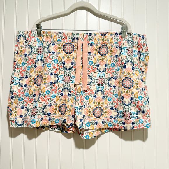 Vera Bradley Floral Cotton Pajama Set Plus Size 2X - Picture 5 of 8